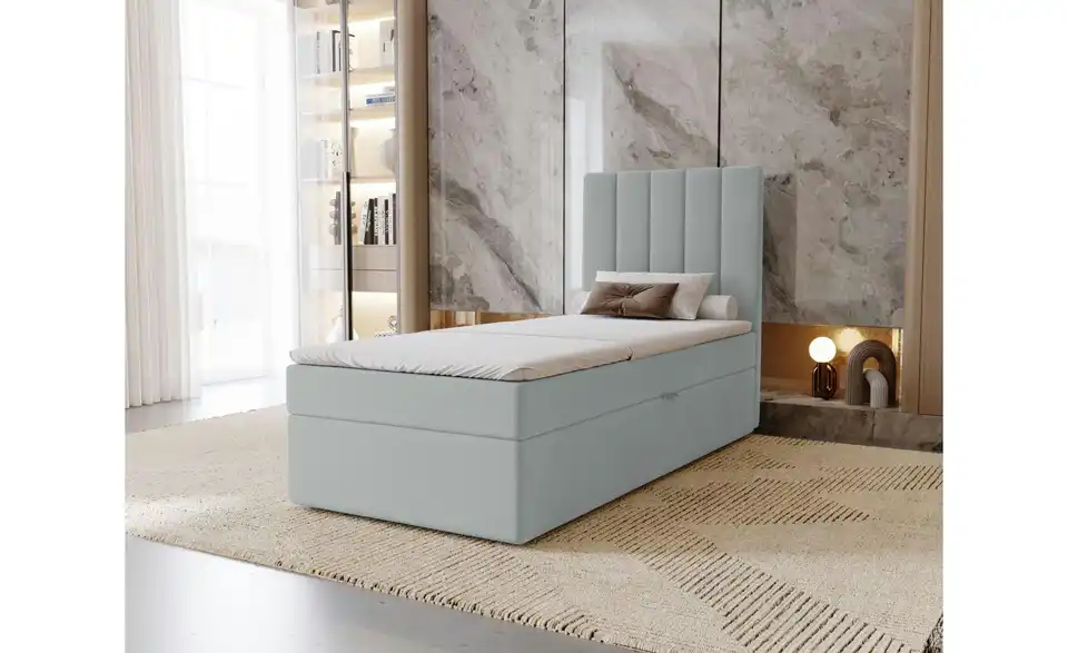 Boxbett mit Stauraum Nero Box, in Wohnsituation