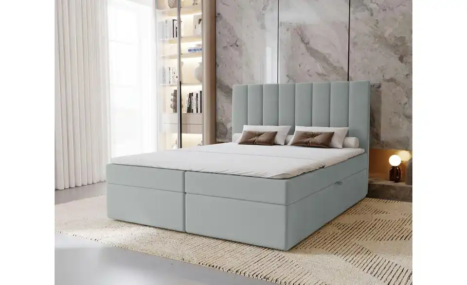 Boxbett mit Stauraum Nero Box, in Wohnsituation