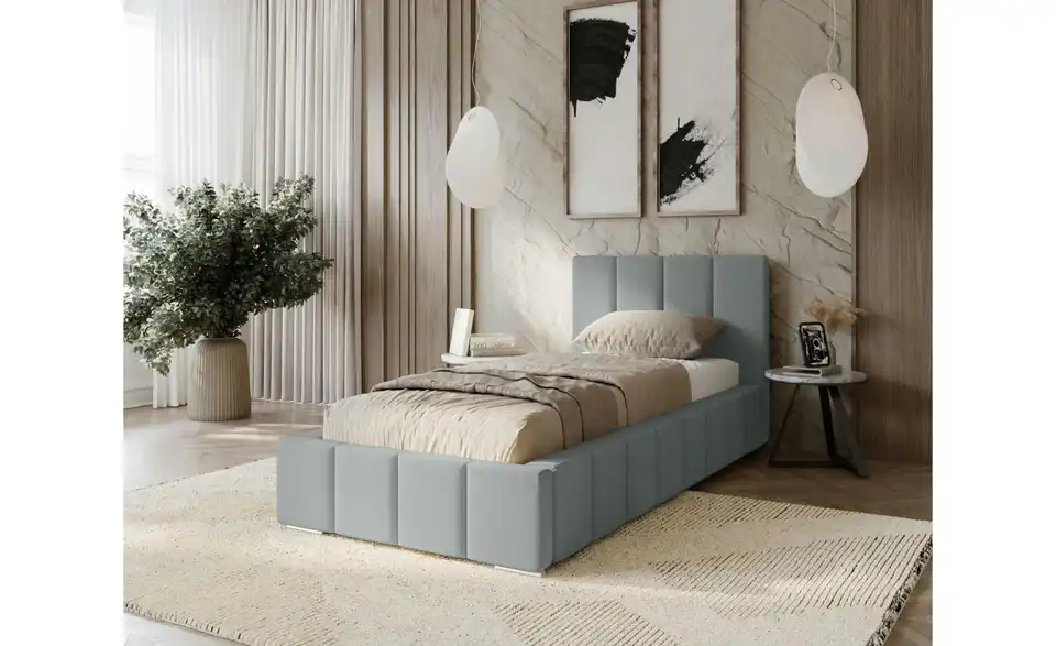 Polsterbett Margate mit Stauraum, in Wohnsituation