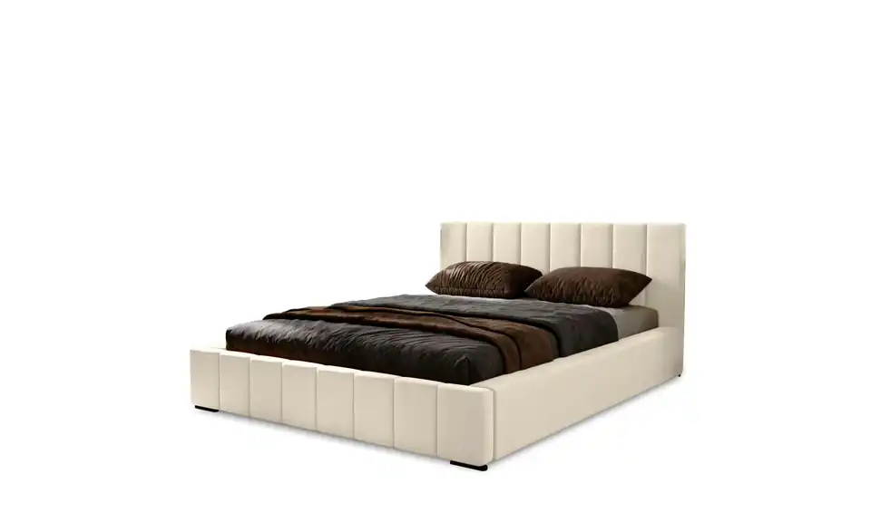 Polsterbett mit Stauraum Nelia, Perspektive