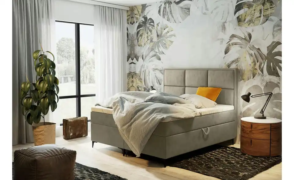 Boxbett Vaduz mit Bettkasten, in Wohnsituation