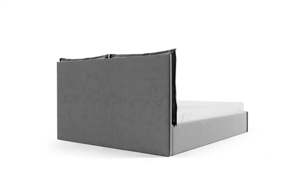 Polsterbett Glam mit Bettkasten, Rückansicht