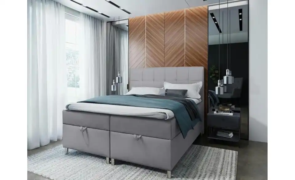 Boxbett mit Bettkasten, in Wohnsituation