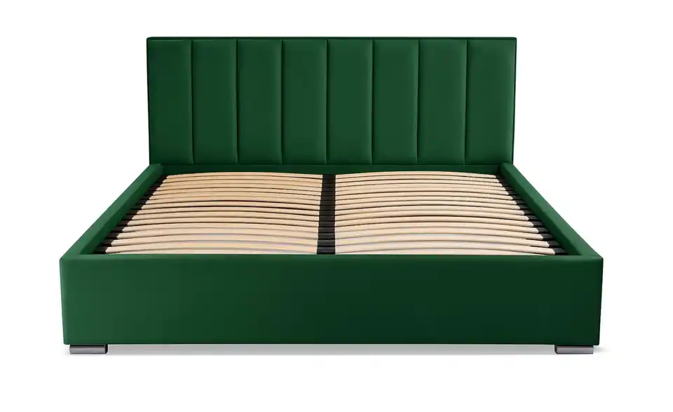 Polsterbett Hugo mit Bettkasten, Frontansicht