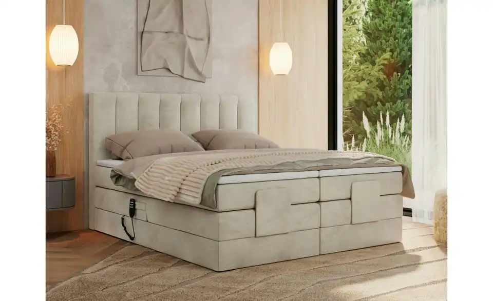 Motor Boxspringbett Comforto mit Bettkasten, in Wohnsituation