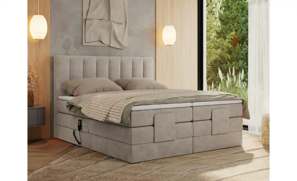 Motor Boxspringbett Comforto mit Bettkasten, in Wohnsituation