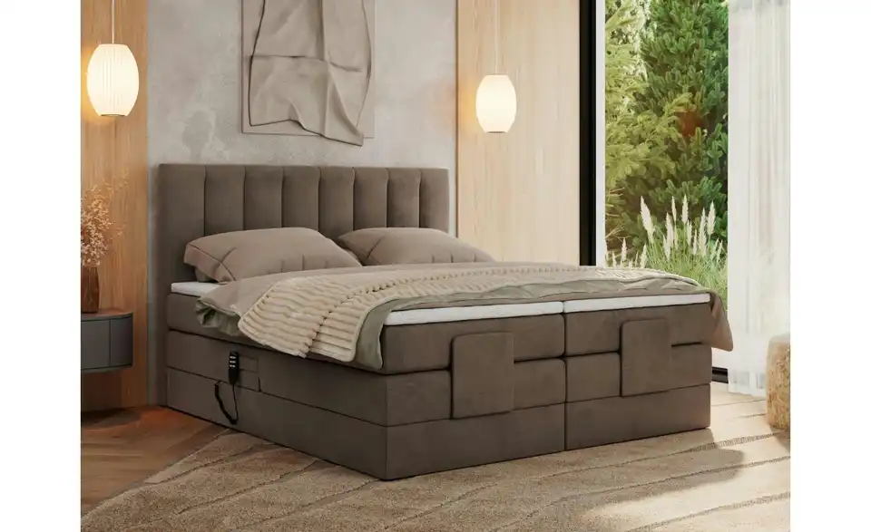 Motor Boxspringbett Comforto mit Bettkasten, in Wohnsituation