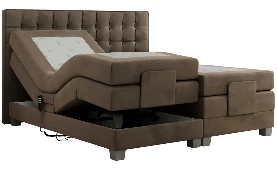 Motor Boxspringbett Elektro mit Bettkasten, Detailansicht