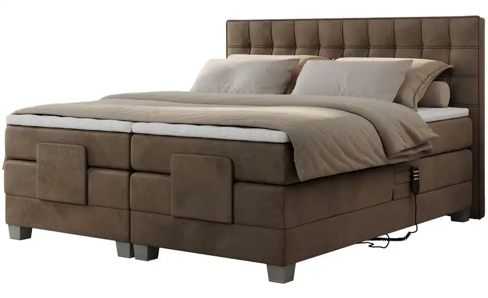 Motor Boxspringbett Elektro mit Bettkasten, Perspektive