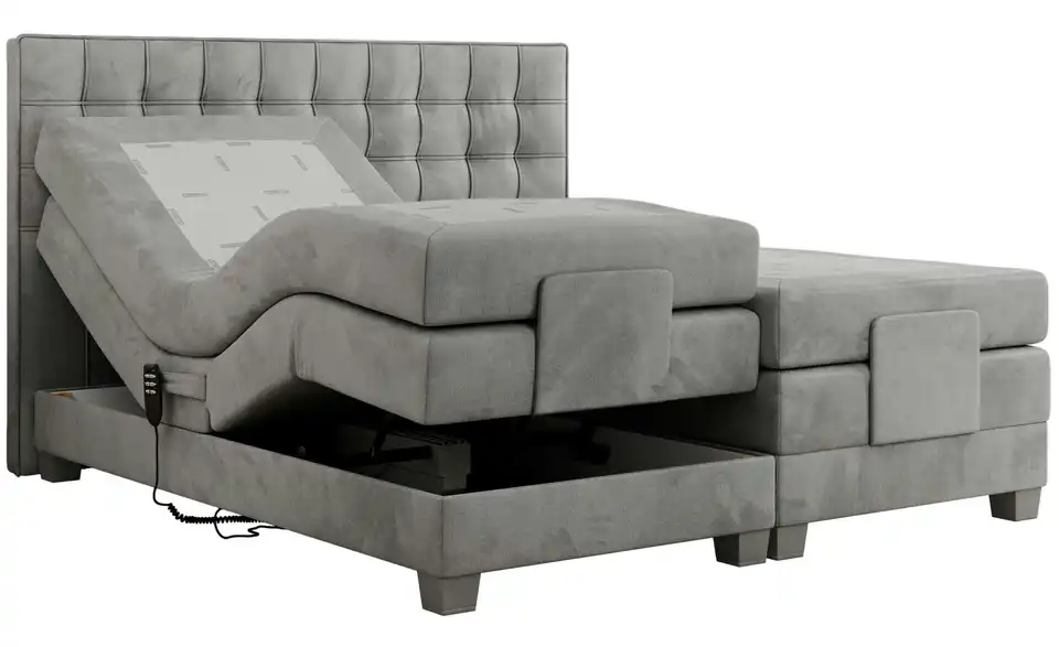 Motor Boxspringbett Elektro mit Bettkasten, Detailansicht