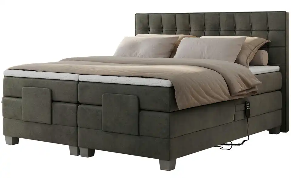 Motor Boxspringbett Elektro mit Bettkasten, Perspektive