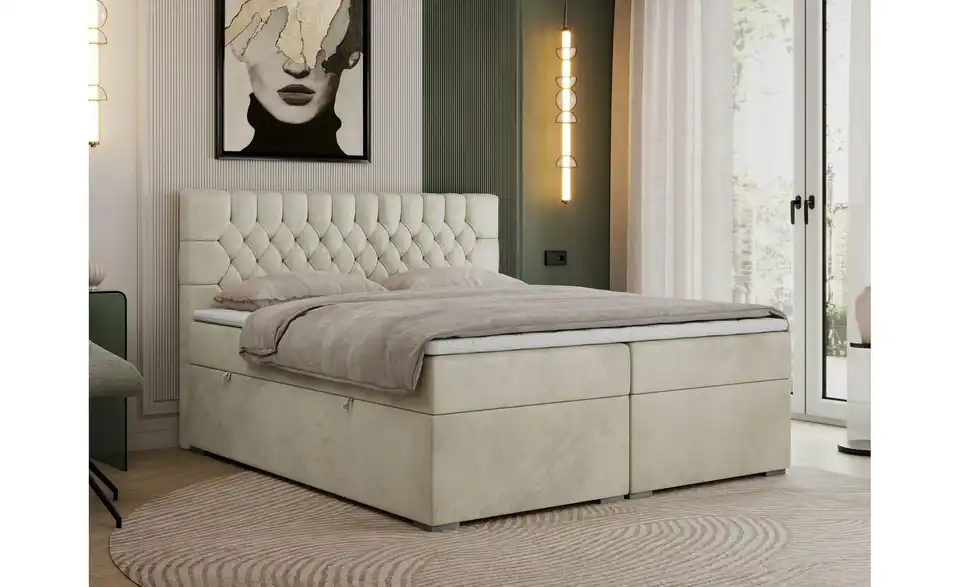 Boxbett Pera mit Bettkasten, in Wohnsituation