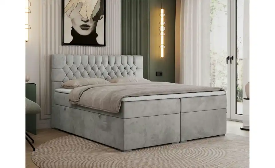 Boxbett Pera mit Bettkasten, in Wohnsituation