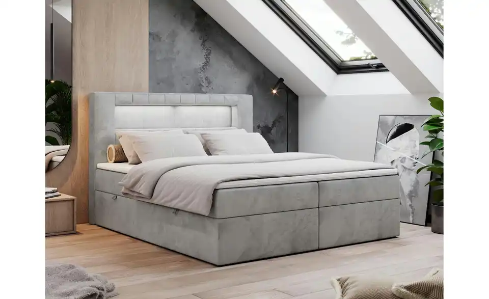 Boxbett Gold 5 mit Bettkasten, in Wohnsituation