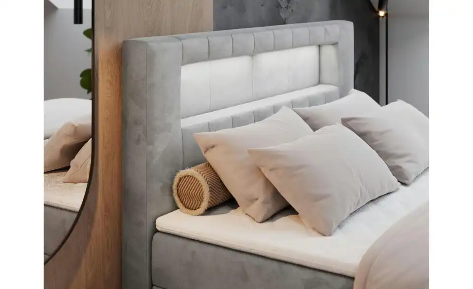 Boxbett Gold 5 mit Bettkasten, in Wohnsituation