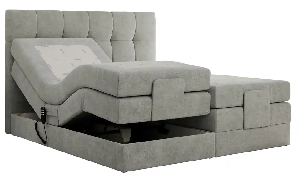 Motor Boxspringbett Vittoria mit Bettkasten, Detailansicht