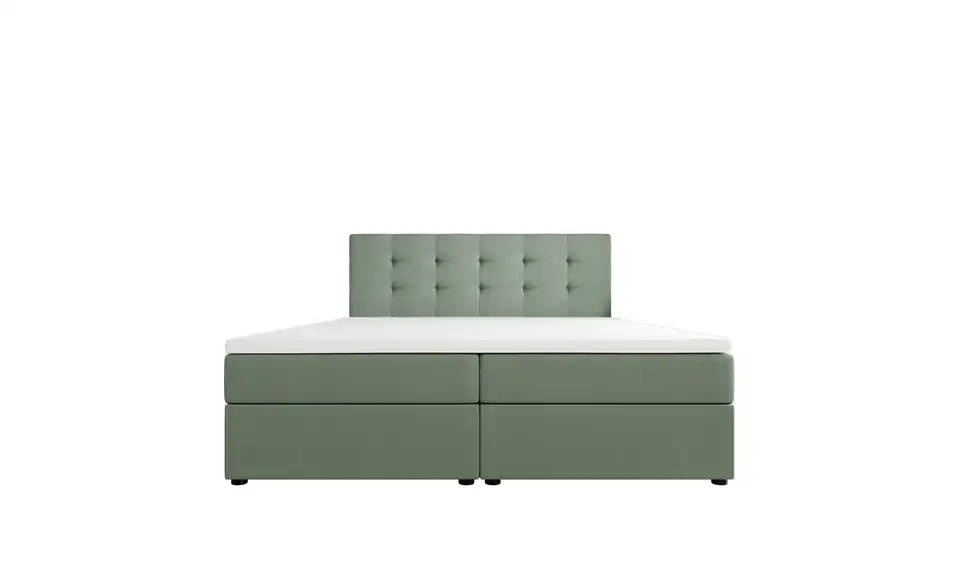 Boxbett Fado 2 mit Stauraum, Matratze H3 und Topper, Frontansicht