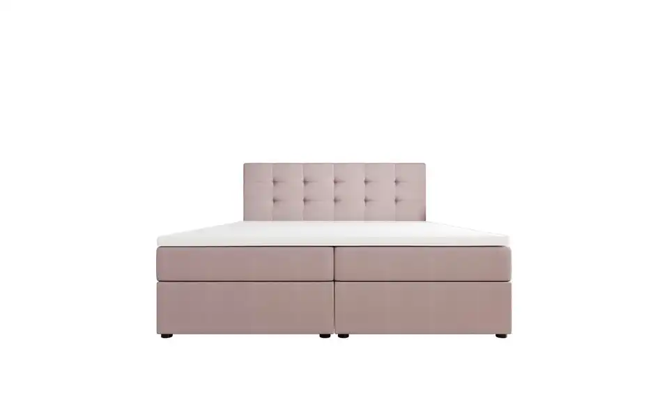Boxbett Fado 2 mit Stauraum, Matratze H3 und Topper, Frontansicht