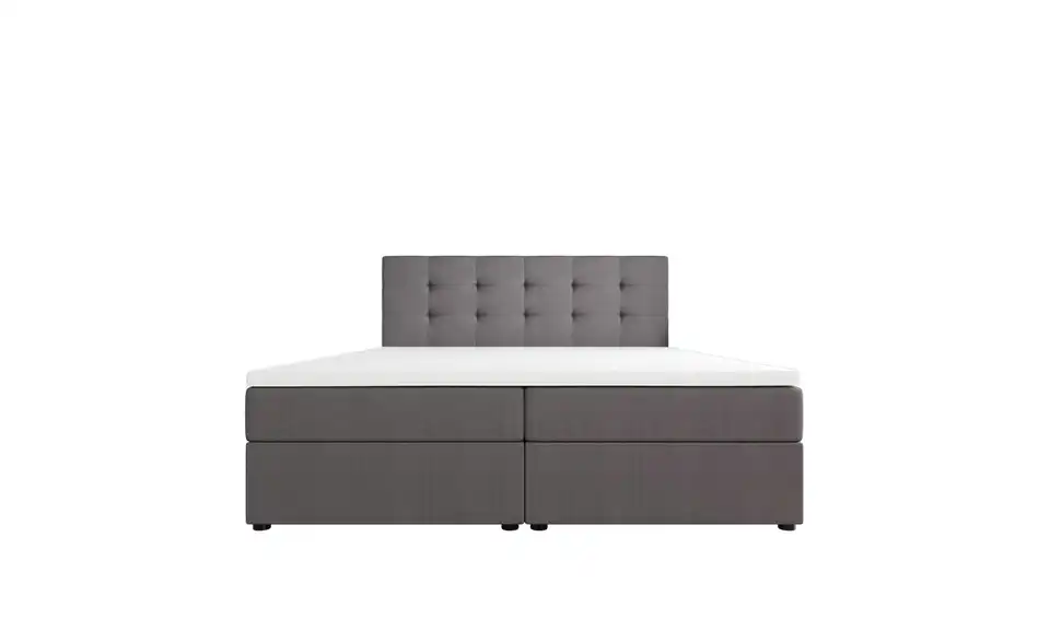 Boxbett Fado 2 mit Stauraum, Matratze H3 und Topper, Frontansicht