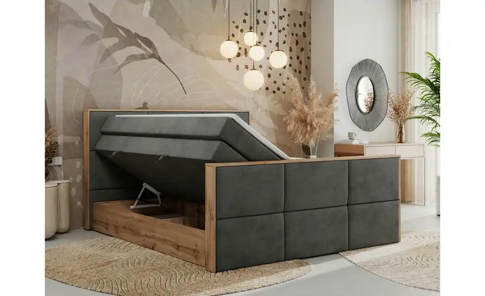 Boxspringbett Albero 2 King Duo mit Bettkasten, Funktionsansicht