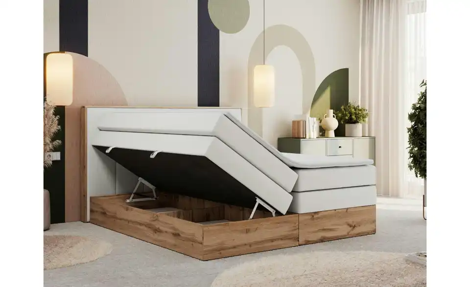 Boxspringbett Albero 1 King mit Bettkasten, Funktionsansicht