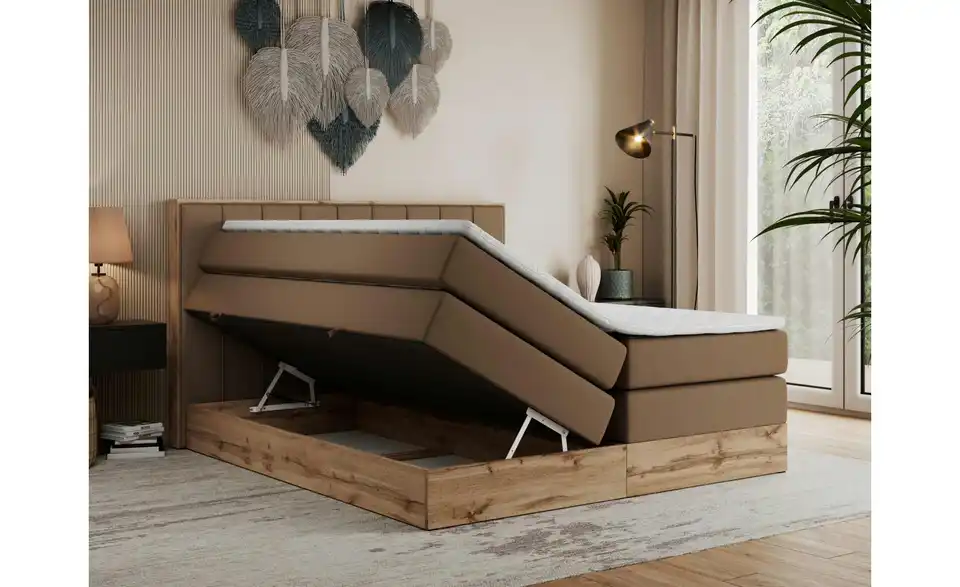 Boxspringbett Bellissimo King mit Bettkasten, Funktionsansicht