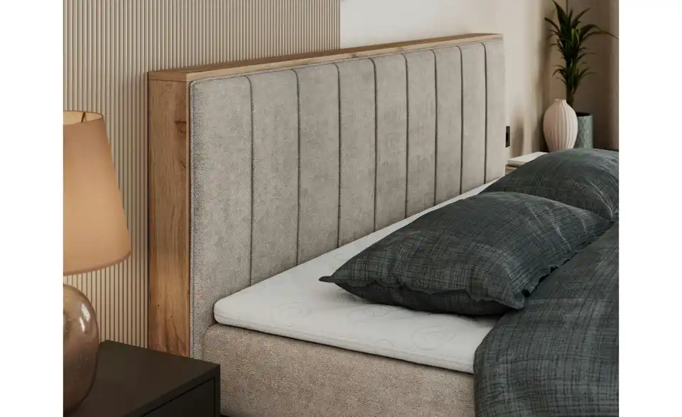 Boxspringbett Bellissimo King mit Bettkasten, in Wohnsituation