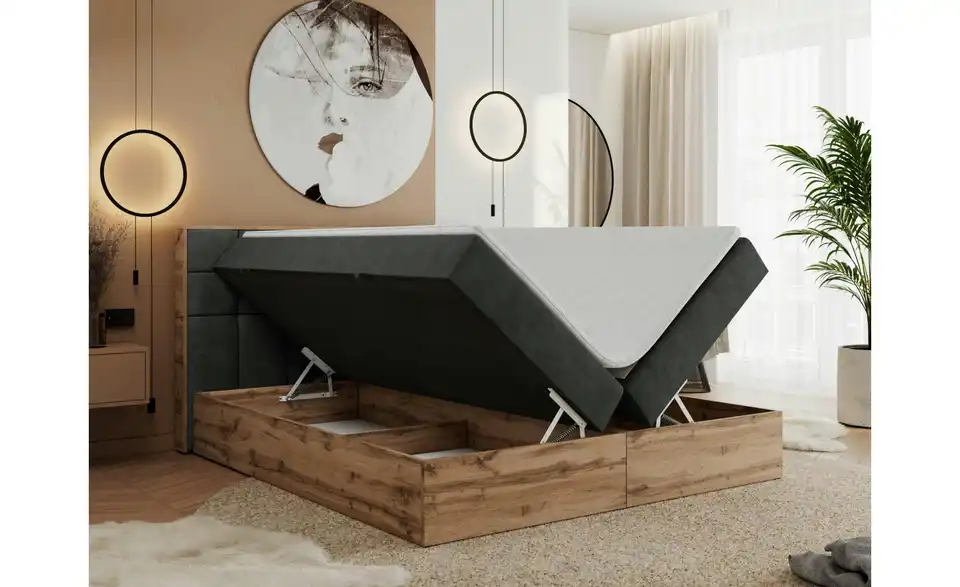 Boxbett Albero 1 mit Bettkasten, Funktionsansicht