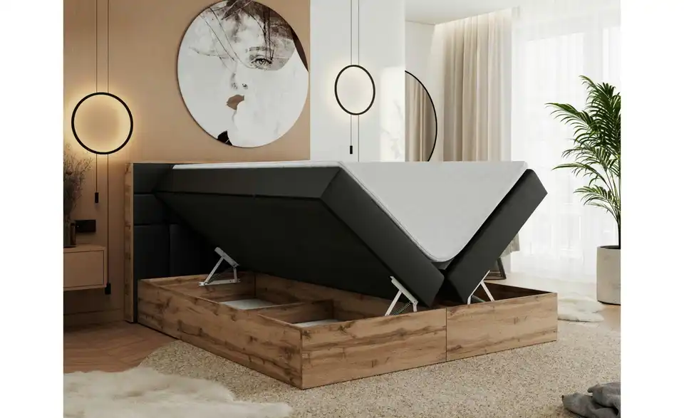 Boxbett Albero 1 mit Bettkasten, Funktionsansicht