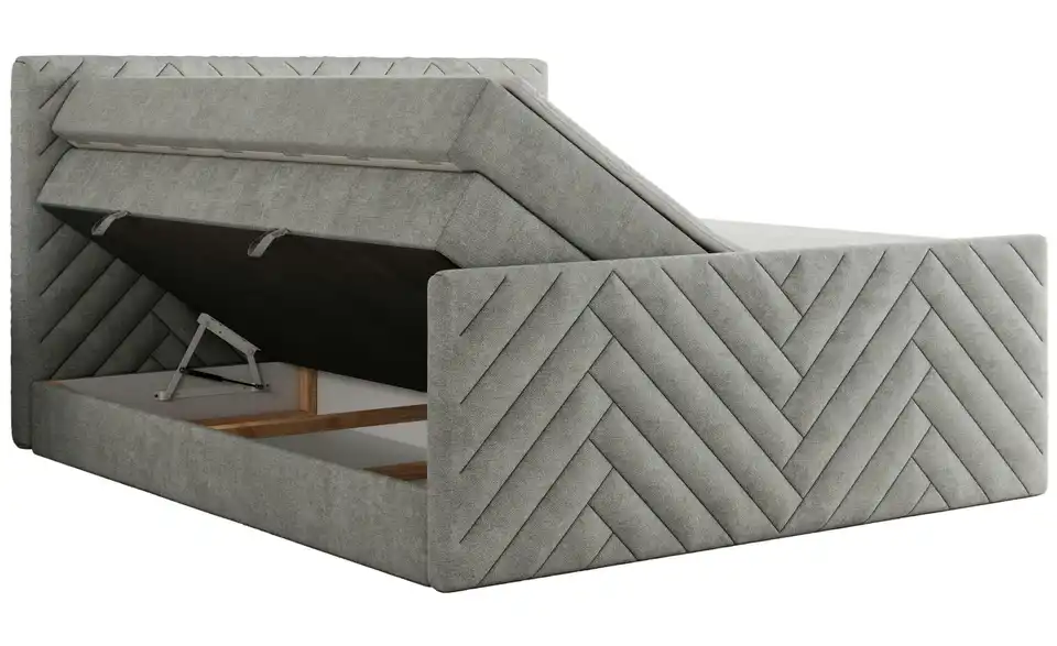 Boxspringbett Paris King Duo mit Bettkasten, Detailansicht