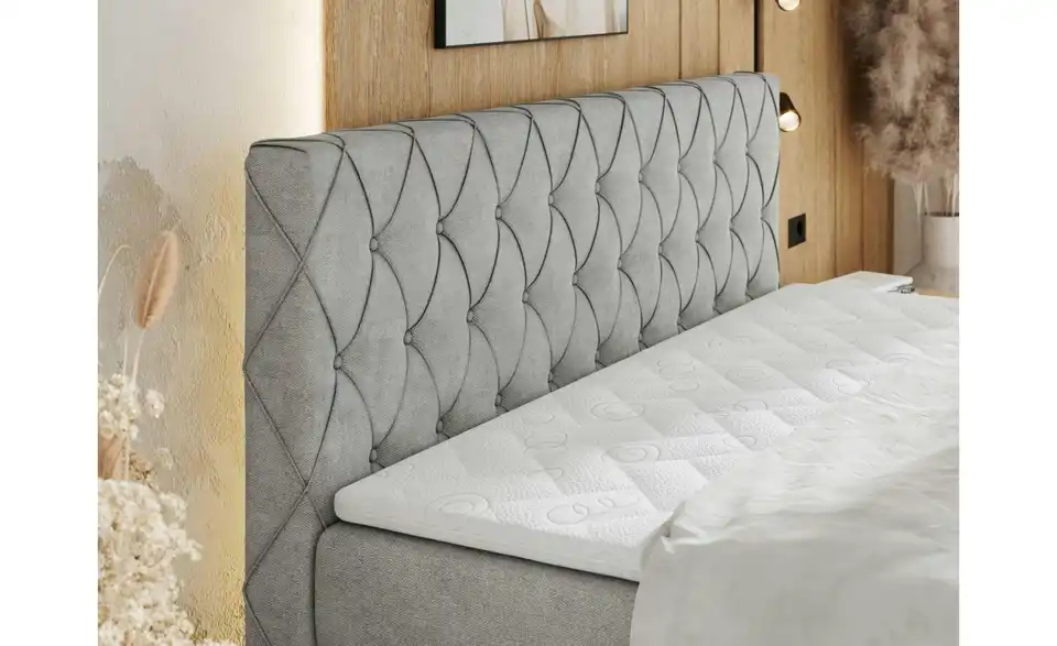 Boxspringbett Miren King Duo mit Bettkasten, in Wohnsituation