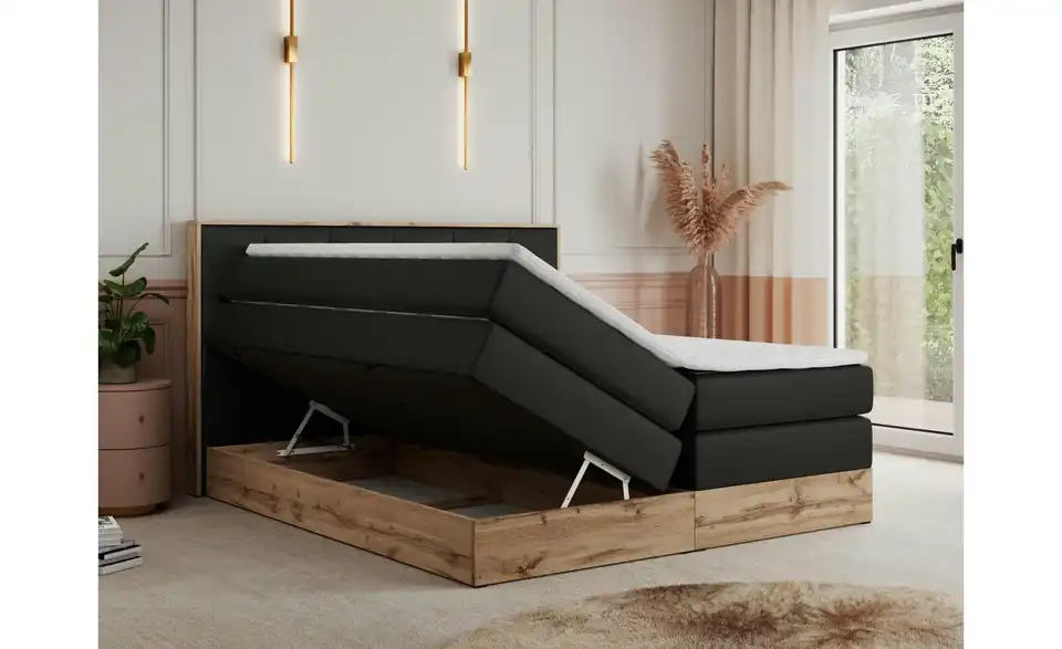 Boxspringbett Veneto King mit Bettkasten, Funktionsansicht