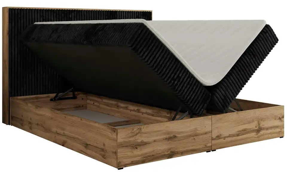 Boxbett Wood Classic mit Bettkasten, Detailansicht