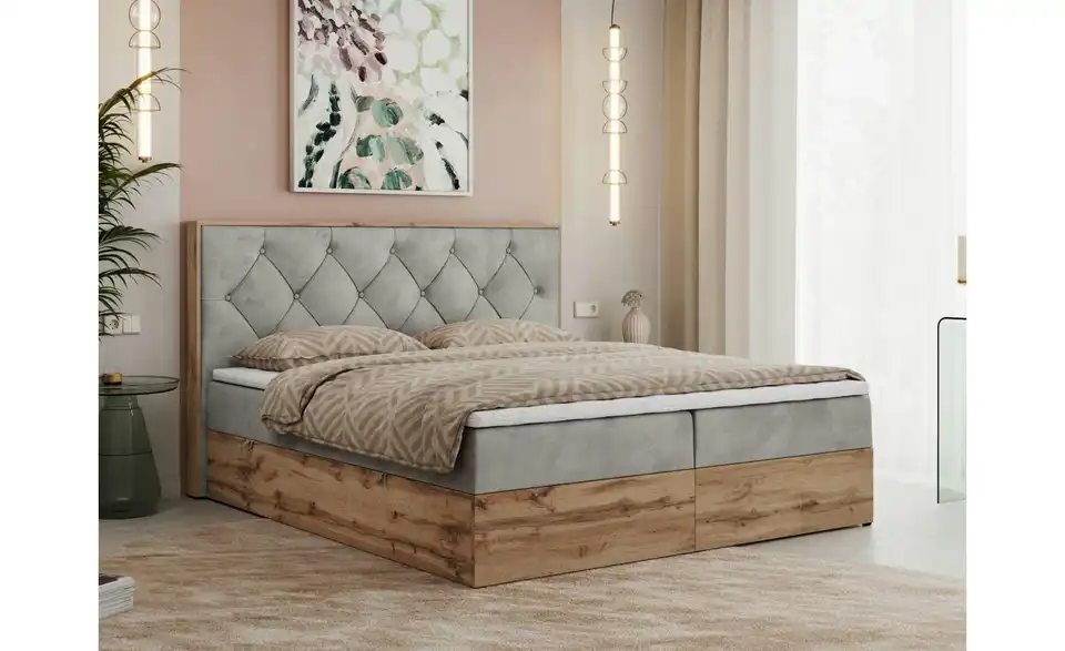 Boxbett Veneto mit Bettkasten, in Wohnsituation