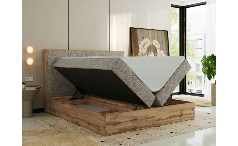 Boxbett Wood Classic mit Bettkasten, Funktionsansicht