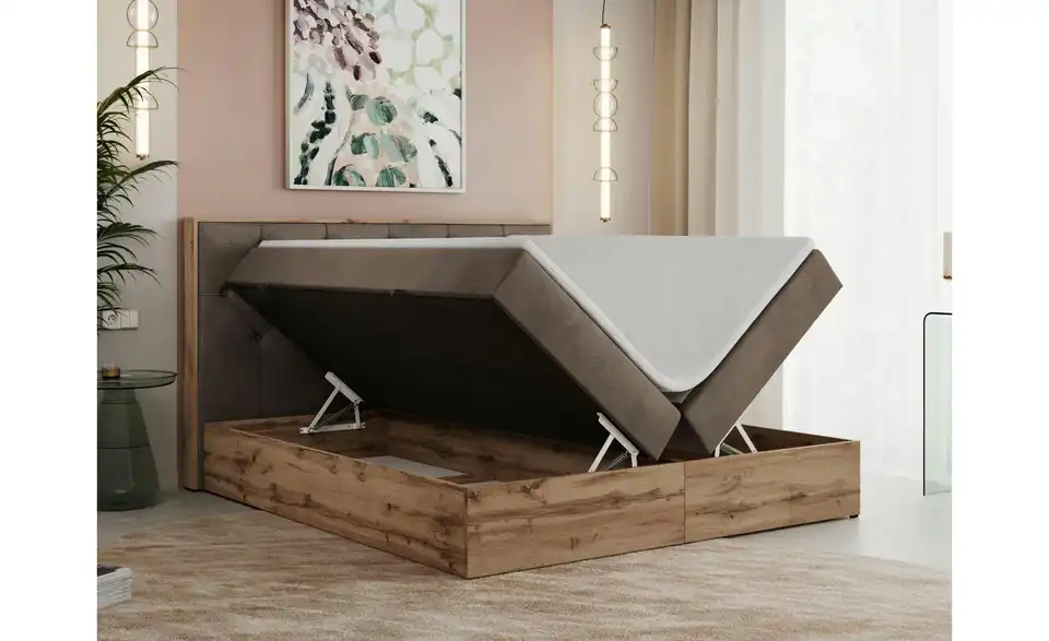 Boxbett Veneto mit Bettkasten, Funktionsansicht