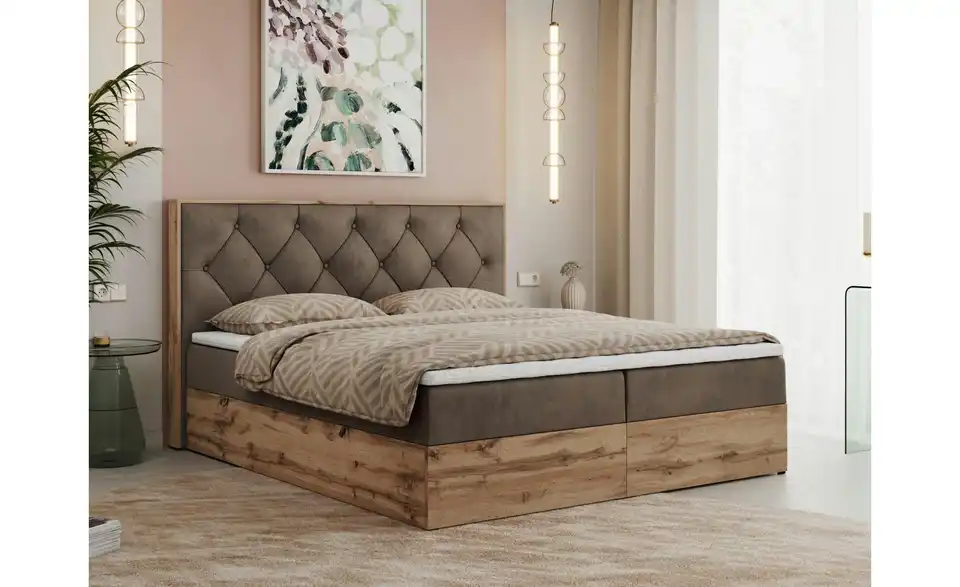 Boxbett Veneto mit Bettkasten, in Wohnsituation