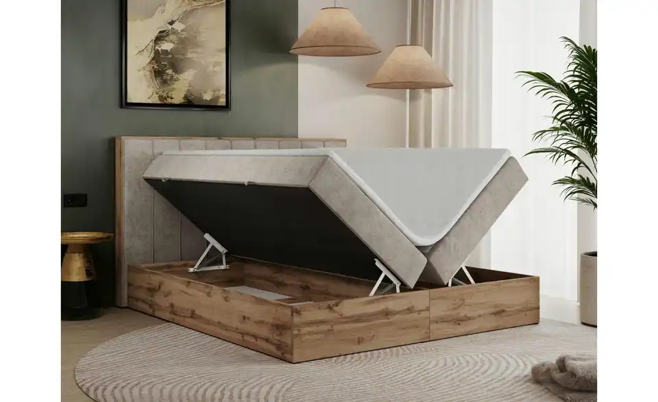 Boxbett Bellissimo mit Bettkasten, Funktionsansicht