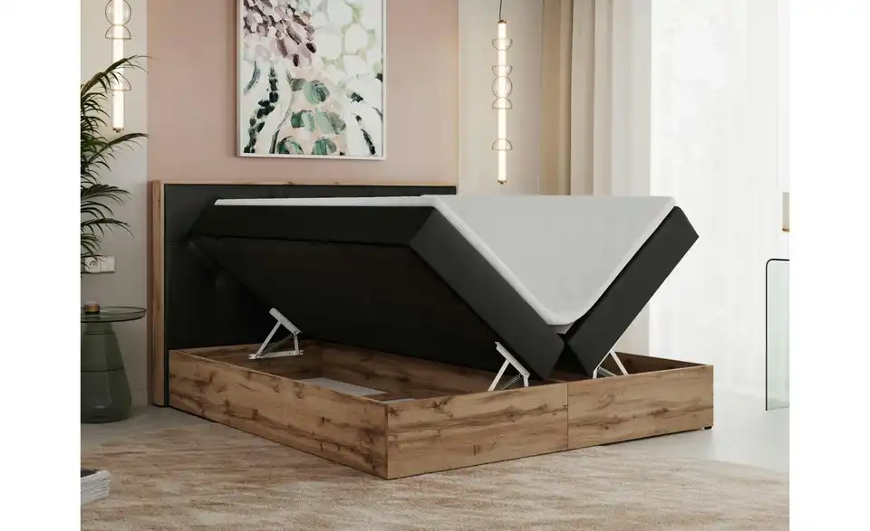 Boxbett Veneto mit Bettkasten, Funktionsansicht