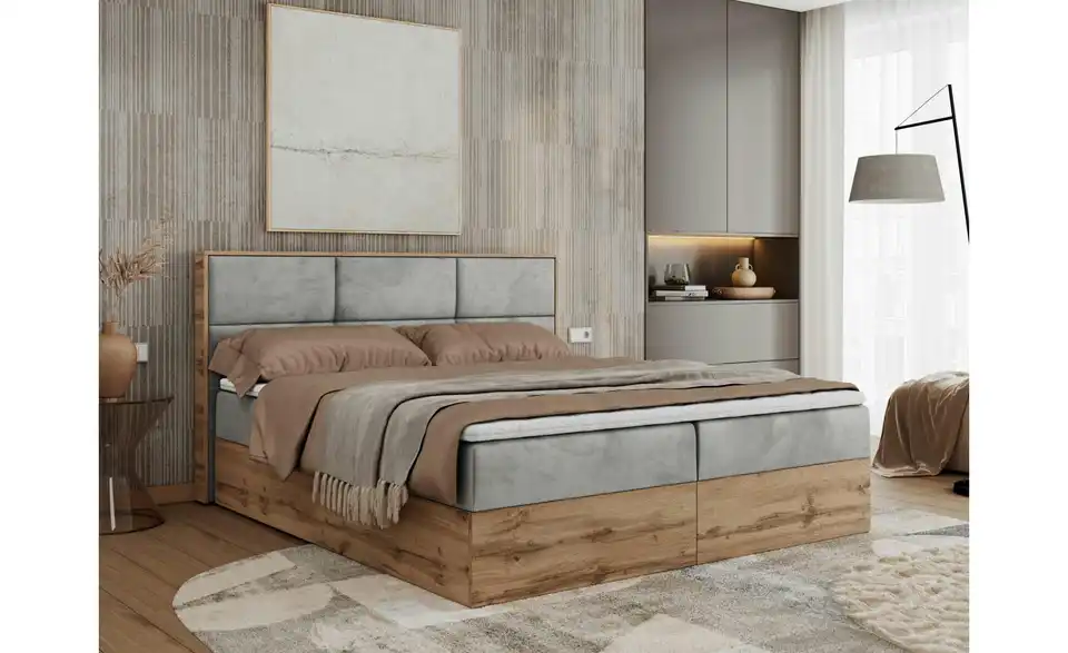 Boxbett Albero 2 mit Bettkasten, in Wohnsituation