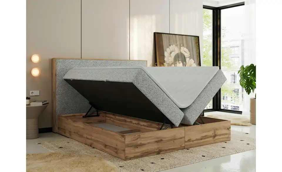 Boxbett Wood Classic mit Bettkasten, Funktionsansicht