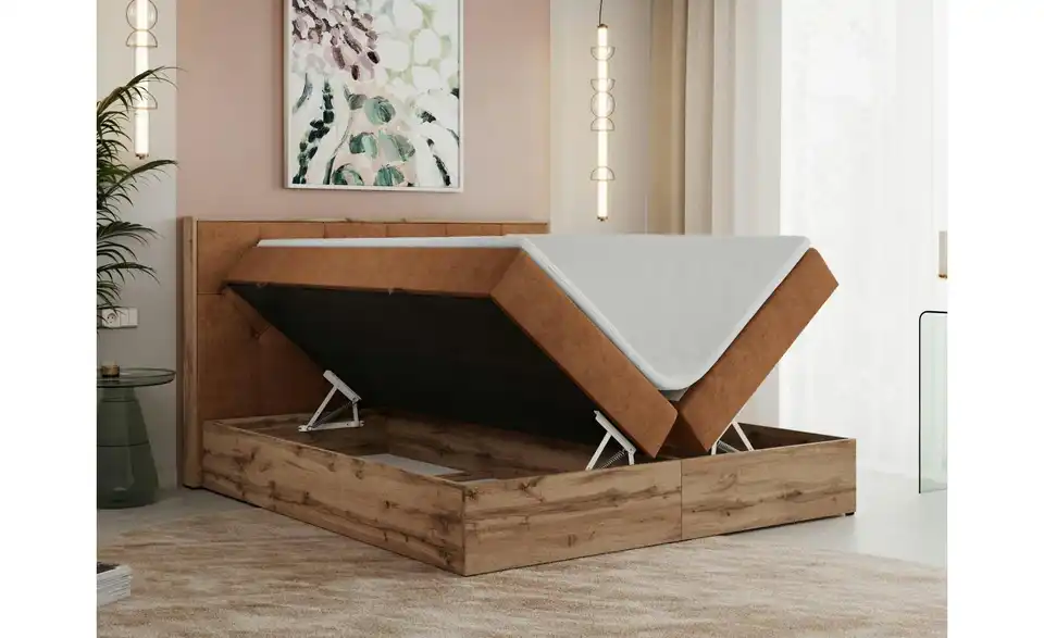 Boxbett Veneto mit Bettkasten, Funktionsansicht