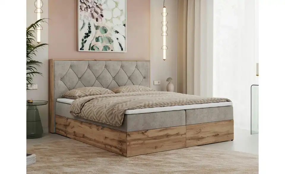 Boxbett Veneto mit Bettkasten, in Wohnsituation