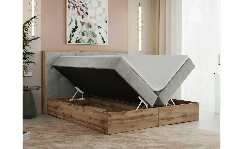 Boxbett Veneto mit Bettkasten, Funktionsansicht