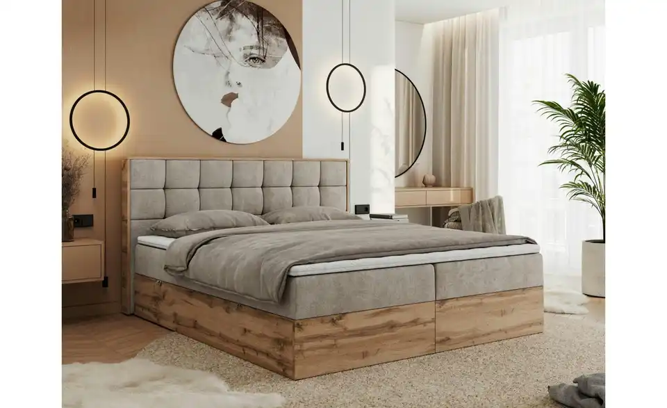 Boxbett Albero 1 mit Bettkasten, in Wohnsituation