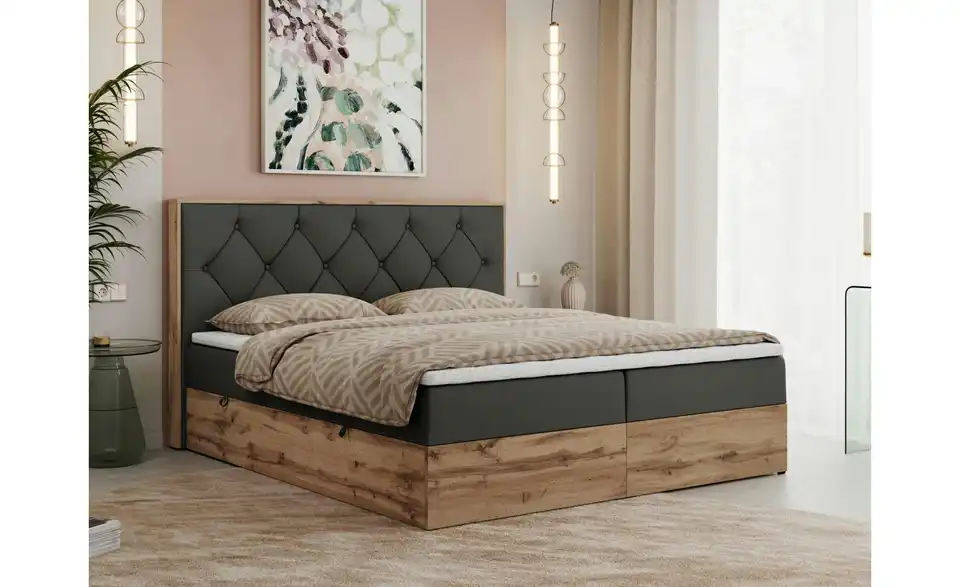 Boxbett Veneto mit Bettkasten, in Wohnsituation