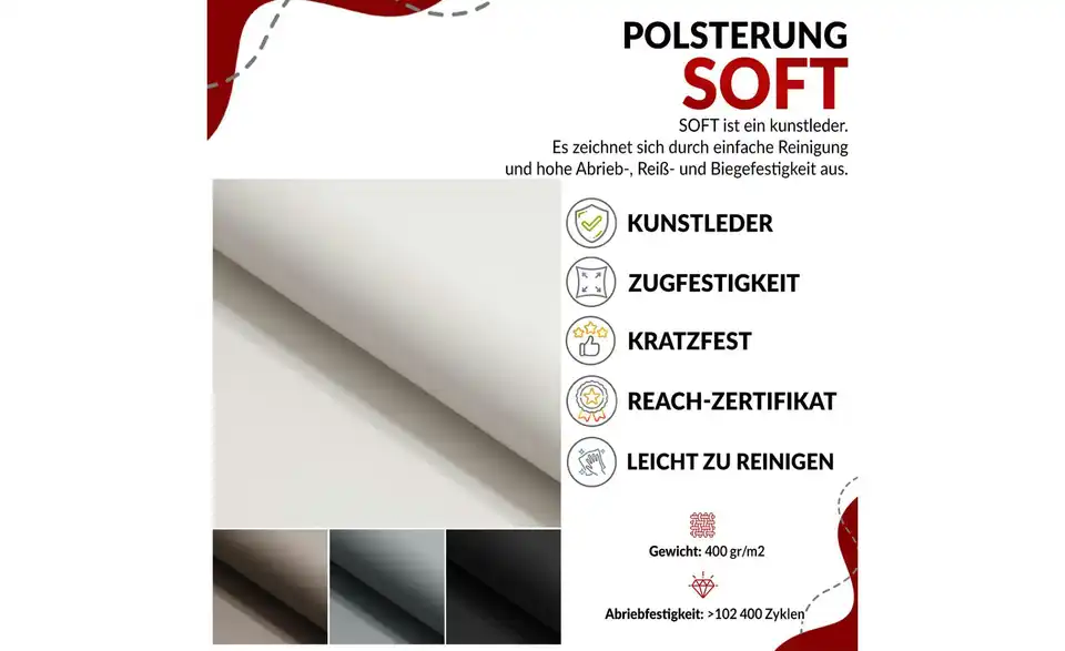 Boxbett Albero 2 mit Bettkasten, Bild mit Text