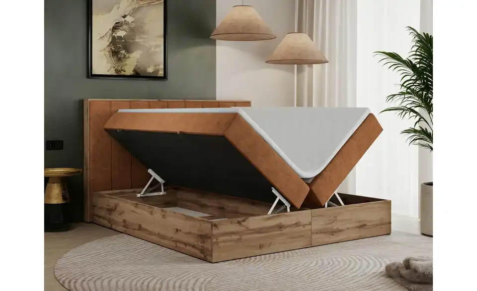 Boxbett Bellissimo mit Bettkasten, Funktionsansicht