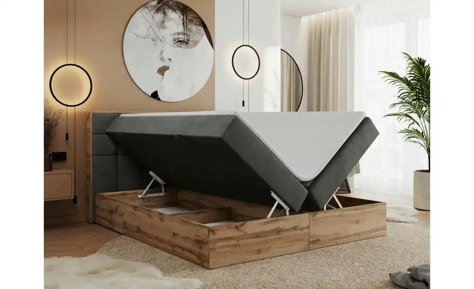 Boxbett Albero 1 mit Bettkasten, Funktionsansicht