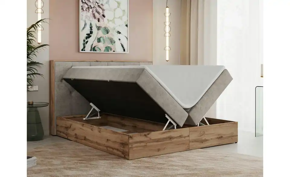 Boxbett Veneto mit Bettkasten, Funktionsansicht